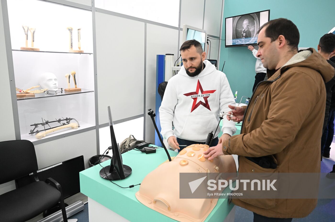 RUSSIA EXPO. Opening of Russian Defense Ministry Pavilion