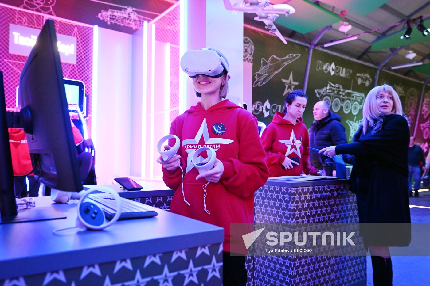 RUSSIA EXPO. Opening of Russian Defense Ministry Pavilion
