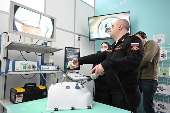 RUSSIA EXPO. Opening of Russian Defense Ministry Pavilion
