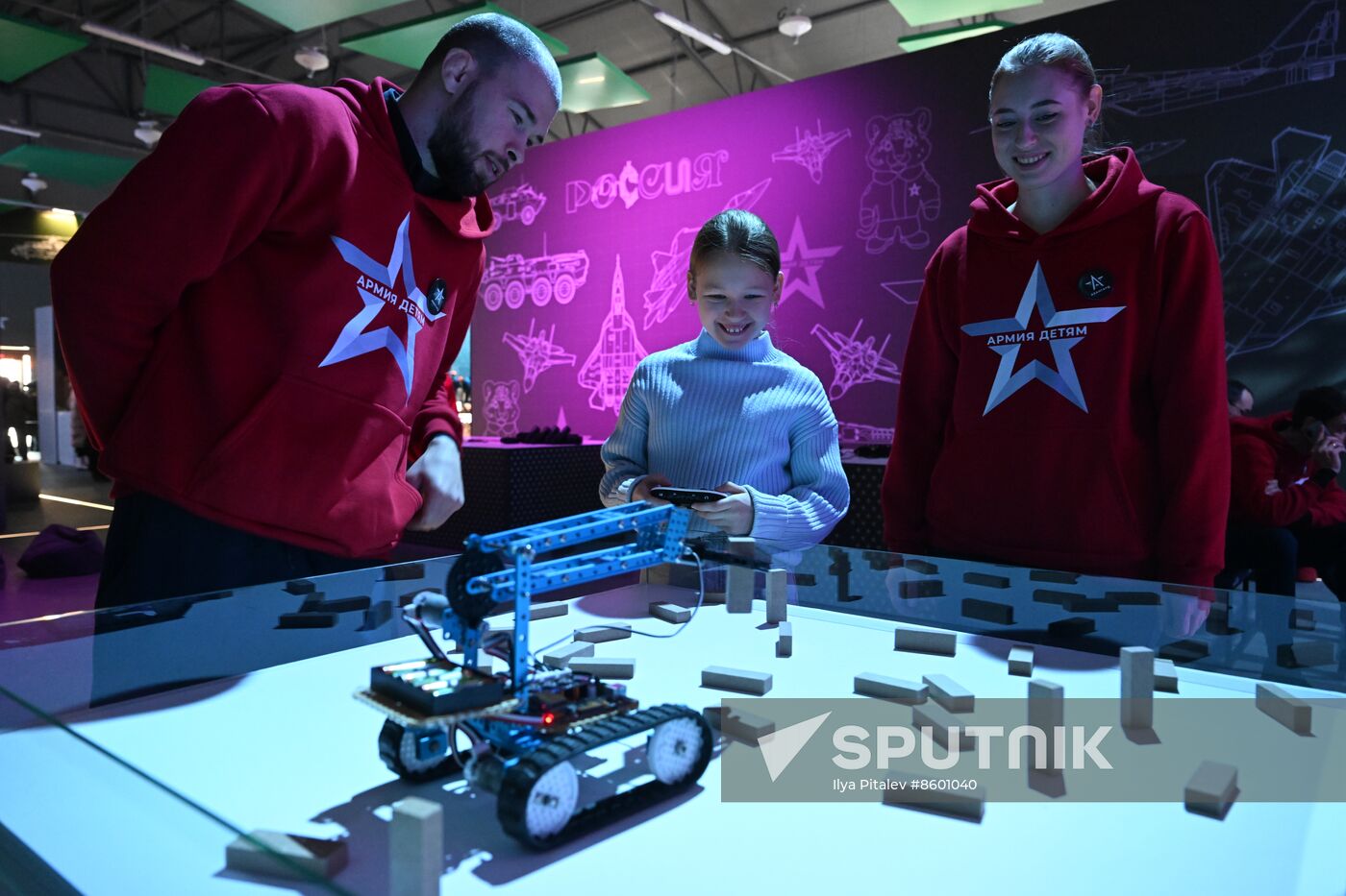 RUSSIA EXPO. Opening of Russian Defense Ministry Pavilion