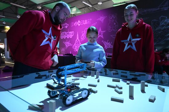 RUSSIA EXPO. Opening of Russian Defense Ministry Pavilion