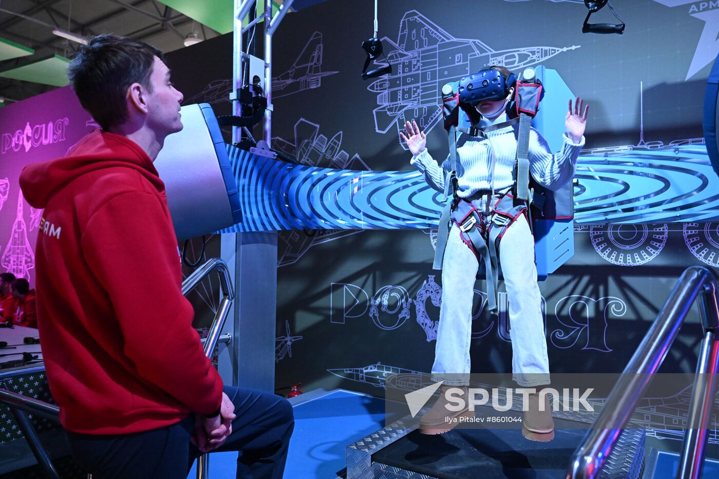 RUSSIA EXPO. Opening of Russian Defense Ministry Pavilion