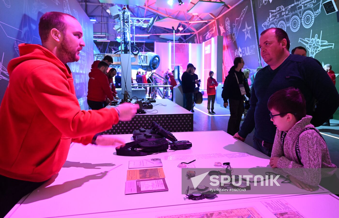 RUSSIA EXPO. Opening of Russian Defense Ministry Pavilion