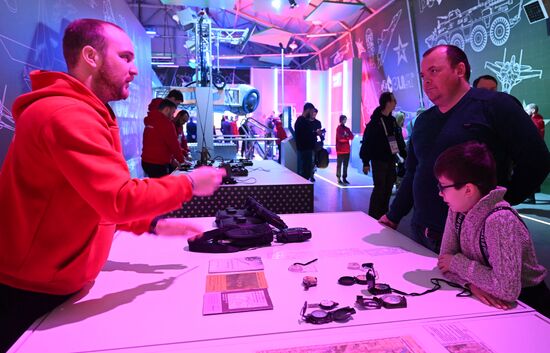 RUSSIA EXPO. Opening of Russian Defense Ministry Pavilion