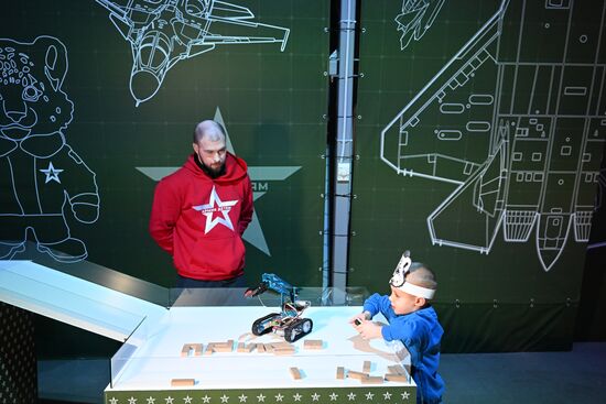 RUSSIA EXPO. Opening of Russian Defense Ministry Pavilion