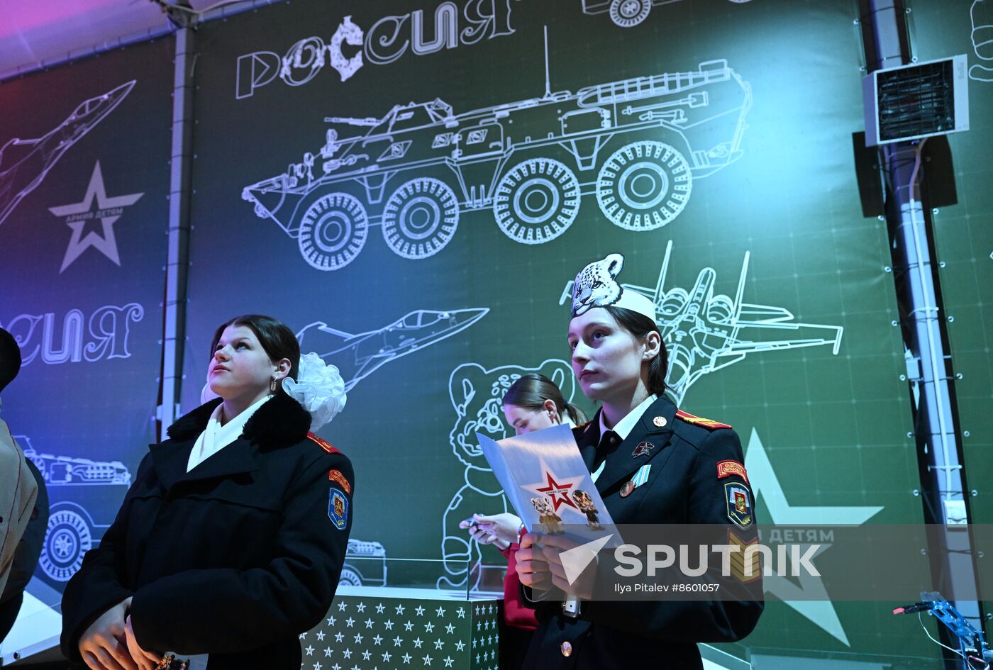 RUSSIA EXPO. Opening of Russian Defense Ministry Pavilion
