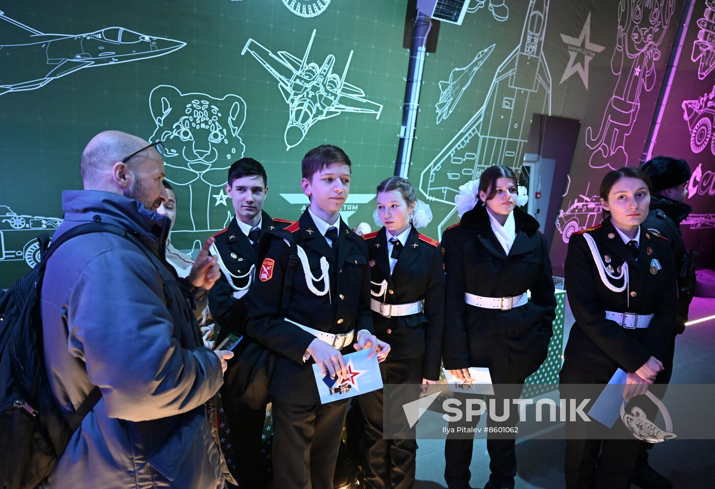 RUSSIA EXPO. Opening of Russian Defense Ministry Pavilion
