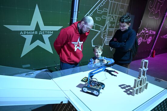 RUSSIA EXPO. Opening of Russian Defense Ministry Pavilion