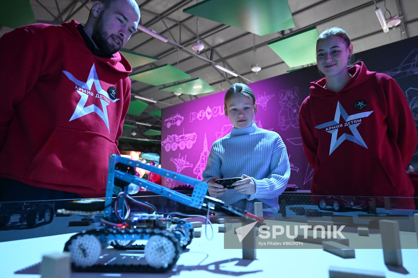 RUSSIA EXPO. Opening of Russian Defense Ministry Pavilion