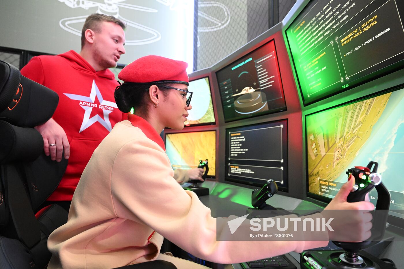 RUSSIA EXPO. Opening of Russian Defense Ministry Pavilion