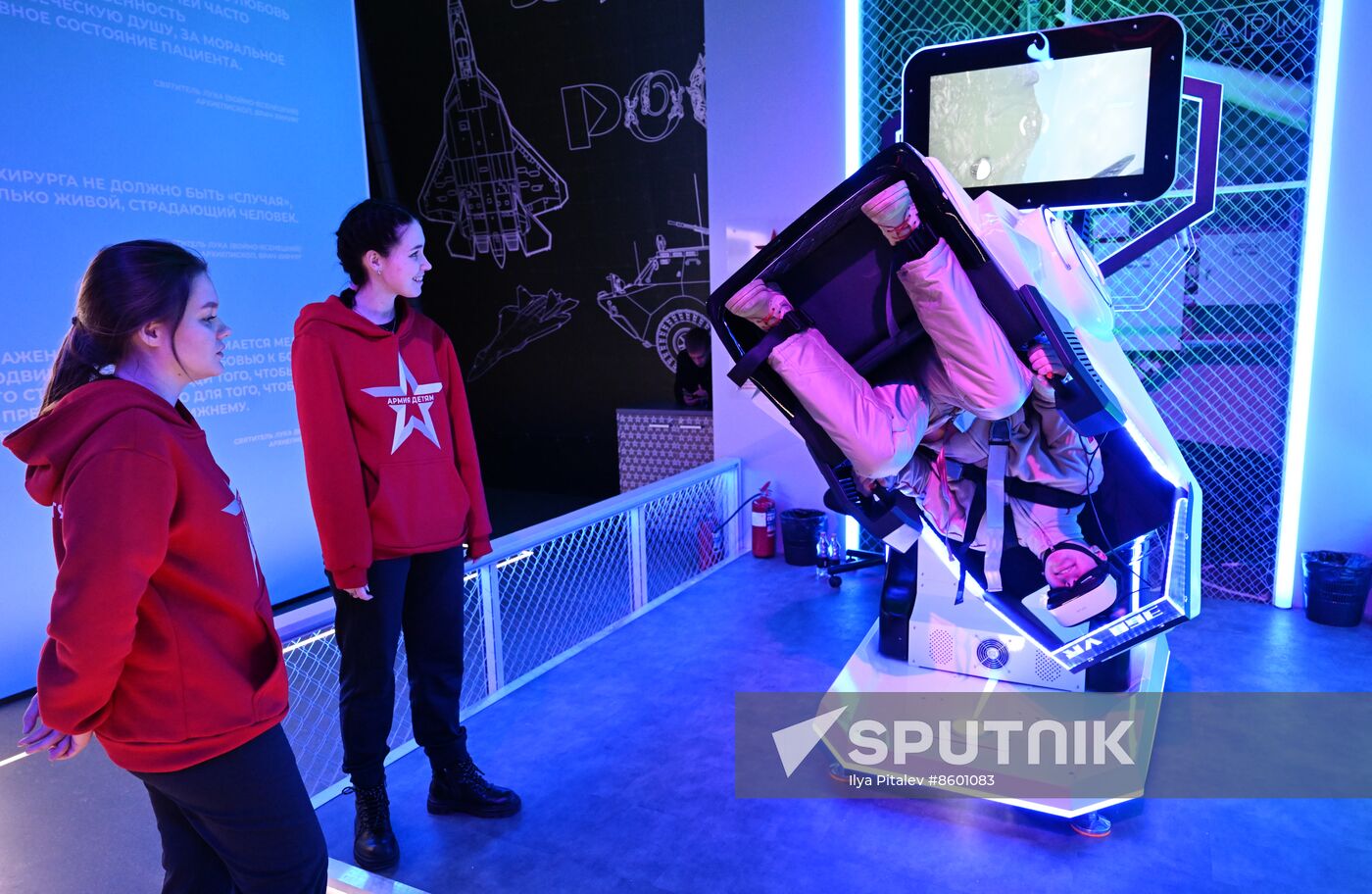 RUSSIA EXPO. Opening of Russian Defense Ministry Pavilion