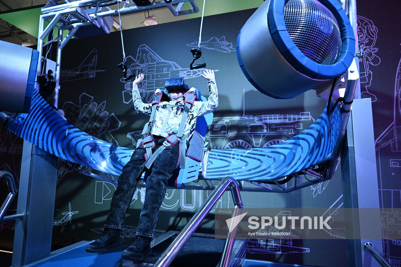 RUSSIA EXPO. Opening of Russian Defense Ministry Pavilion