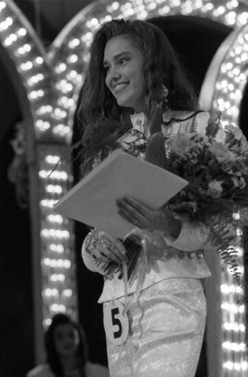 Supermodel USSR-1991 beauty pageant