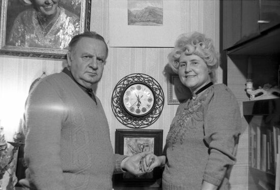 Doctor of engineering Gennady Sergeyev and Yulia Vorontsova, Ph.D. in Chemistry