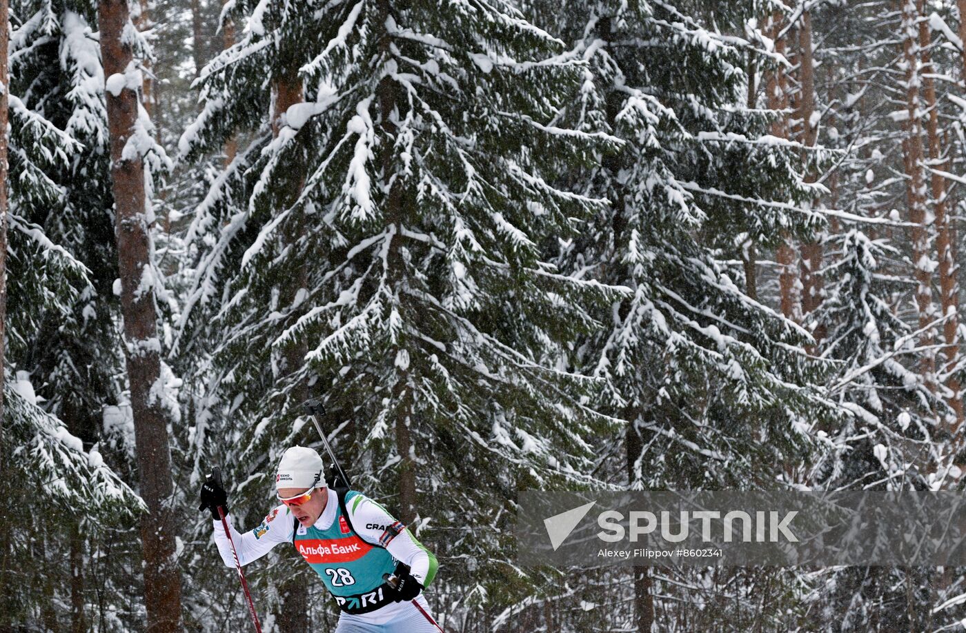 Russia Biathlon Cup Men Sprint