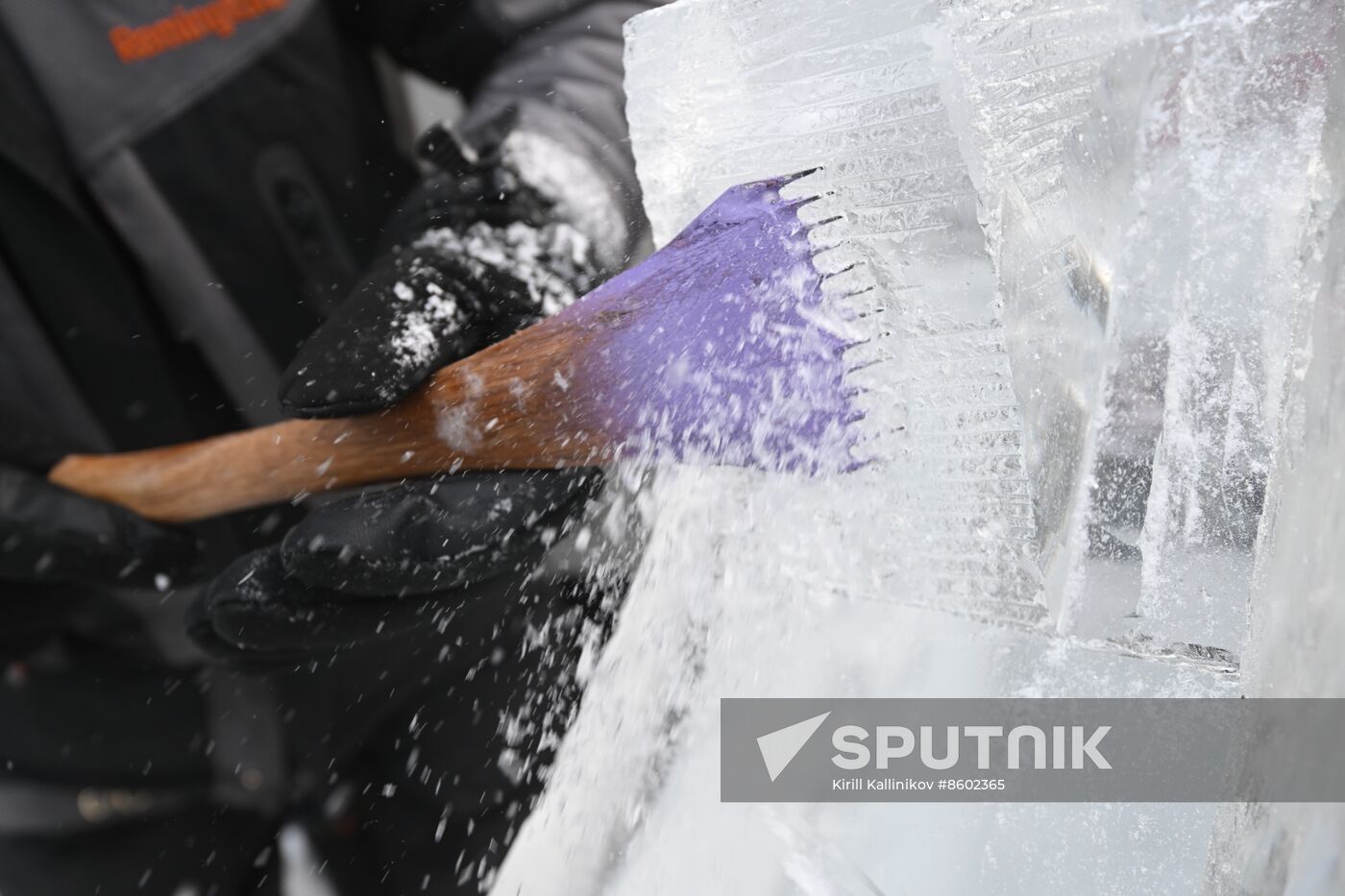 RUSSIA EXPO. Ice Sculpture Festival