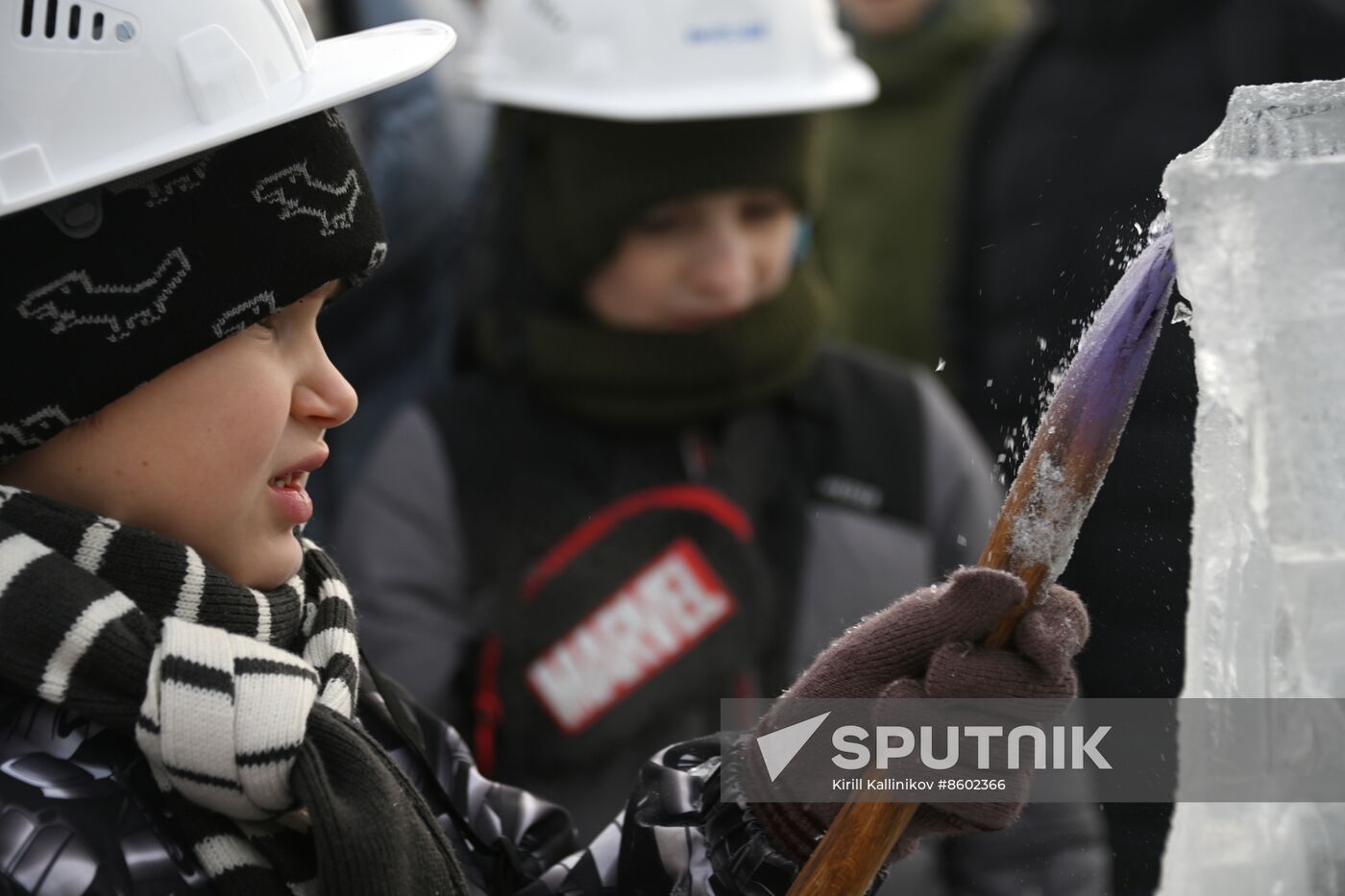 RUSSIA EXPO. Ice Sculpture Festival