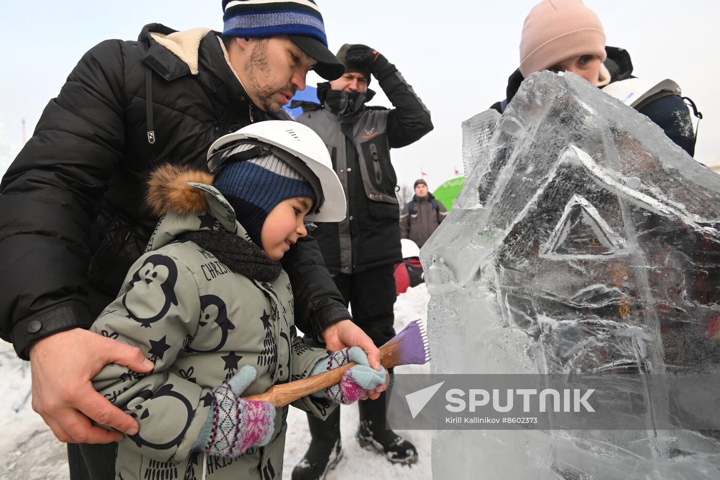 RUSSIA EXPO. Ice Sculpture Festival