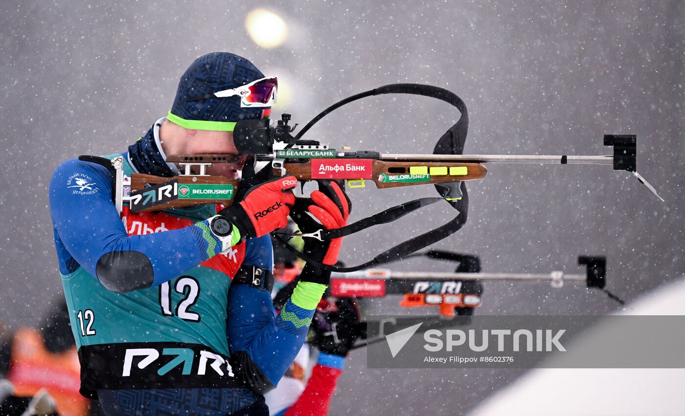 Russia Biathlon Cup Men Sprint