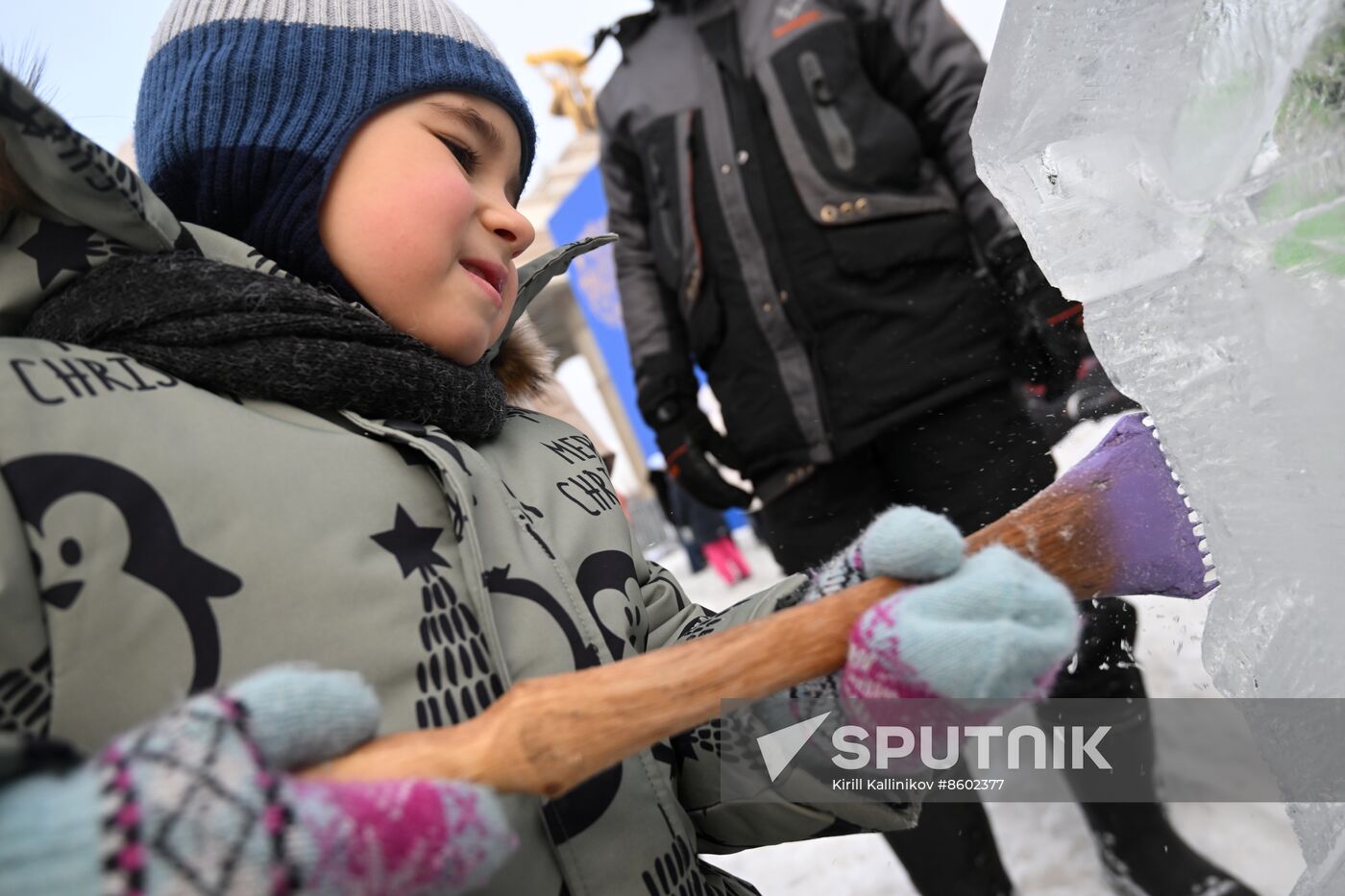 RUSSIA EXPO. Ice Sculpture Festival