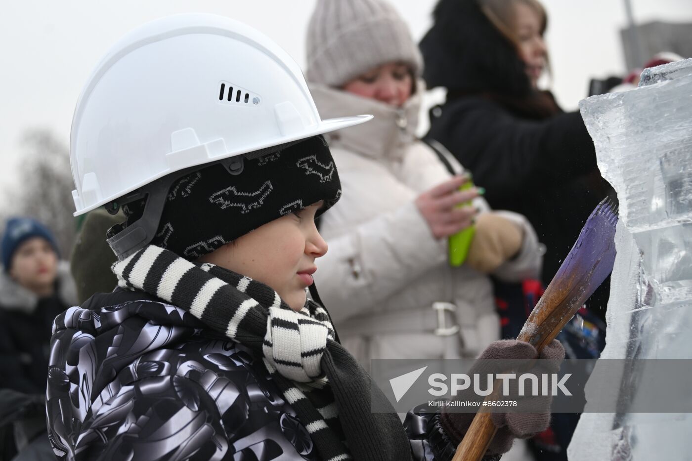 RUSSIA EXPO. Ice Sculpture Festival