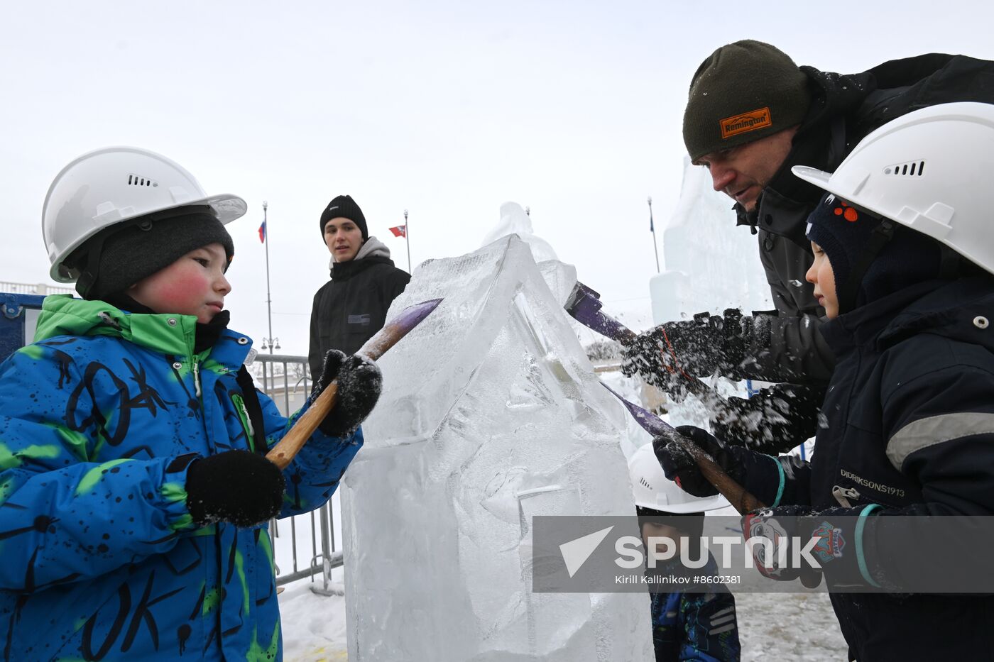 RUSSIA EXPO. Ice Sculpture Festival