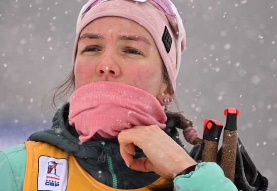Russia Biathlon Cup Women Sprint