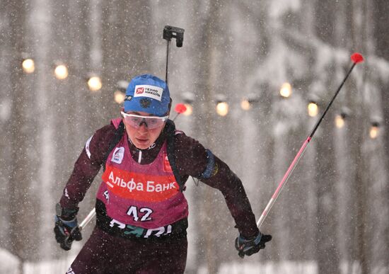 Russia Biathlon Cup Women Sprint