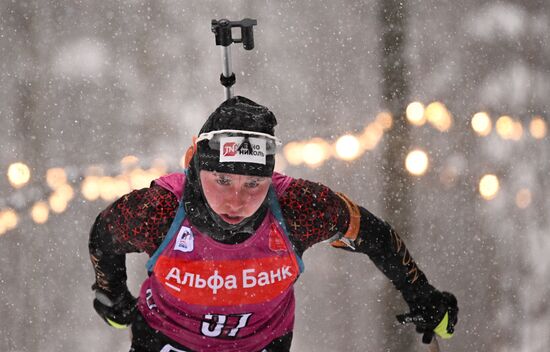 Russia Biathlon Cup Women Sprint