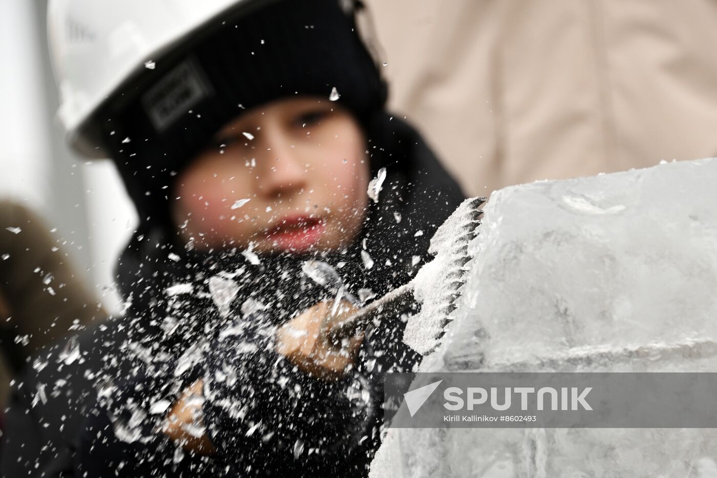 RUSSIA EXPO. Ice Sculpture Festival
