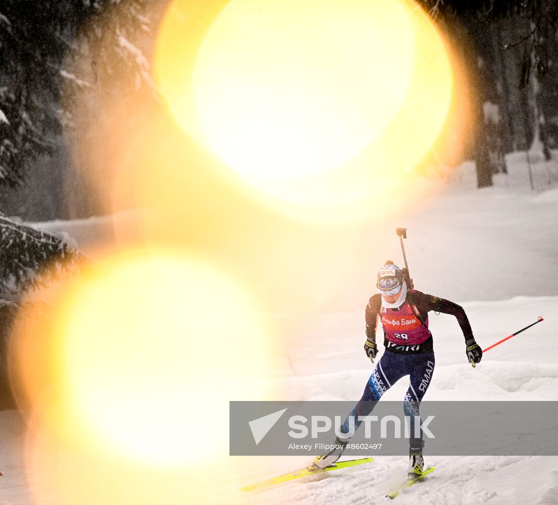 Russia Biathlon Cup Women Sprint