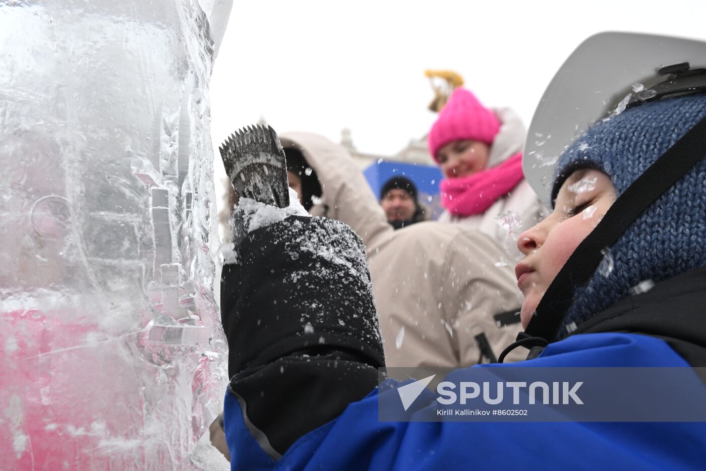 RUSSIA EXPO. Ice Sculpture Festival