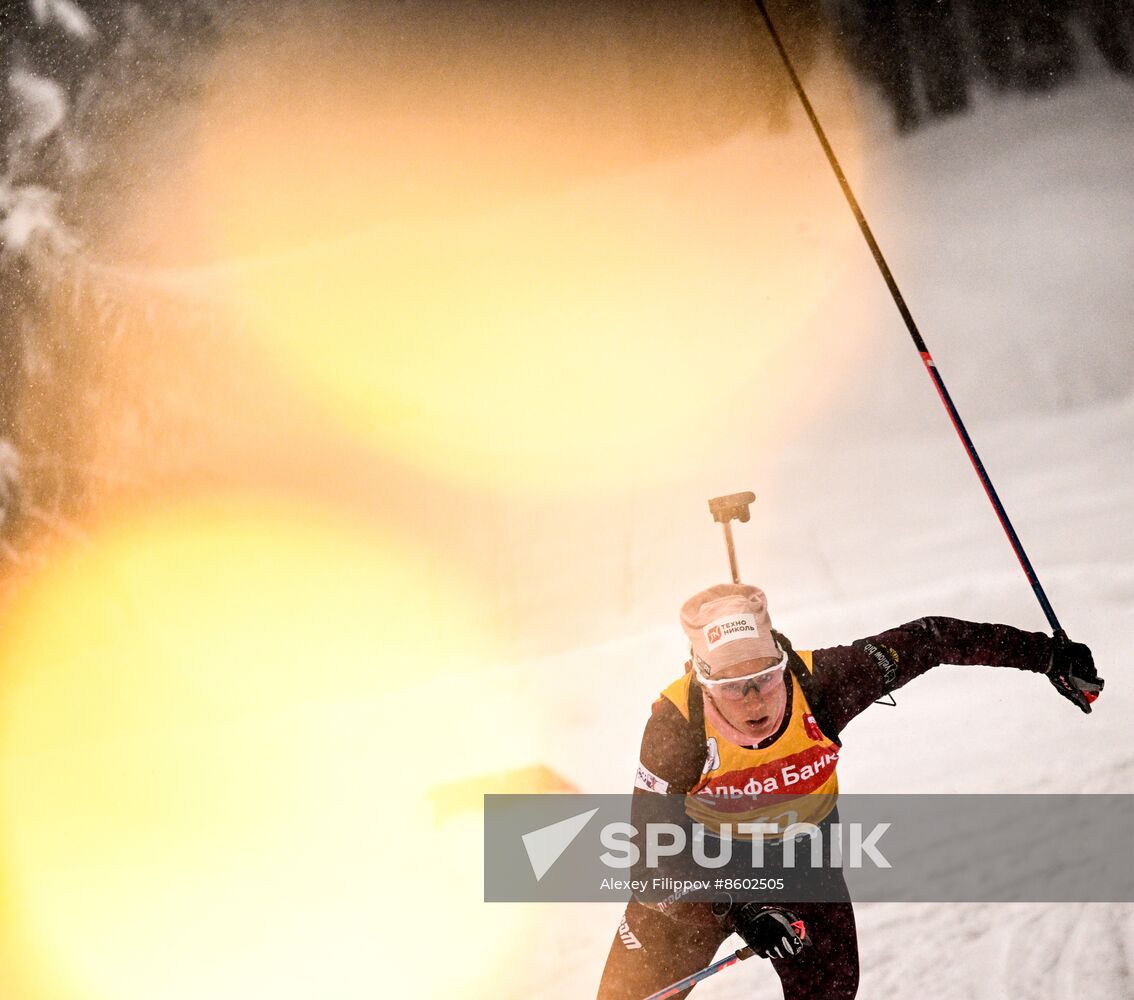 Russia Biathlon Cup Women Sprint