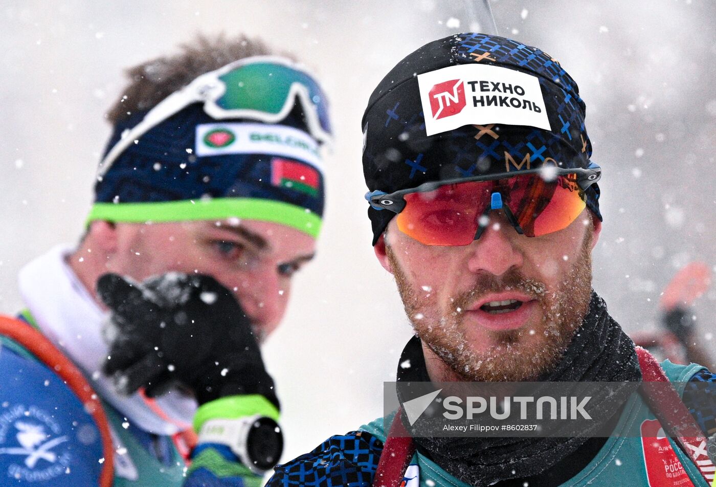 Russia Biathlon Cup Men Mass Start