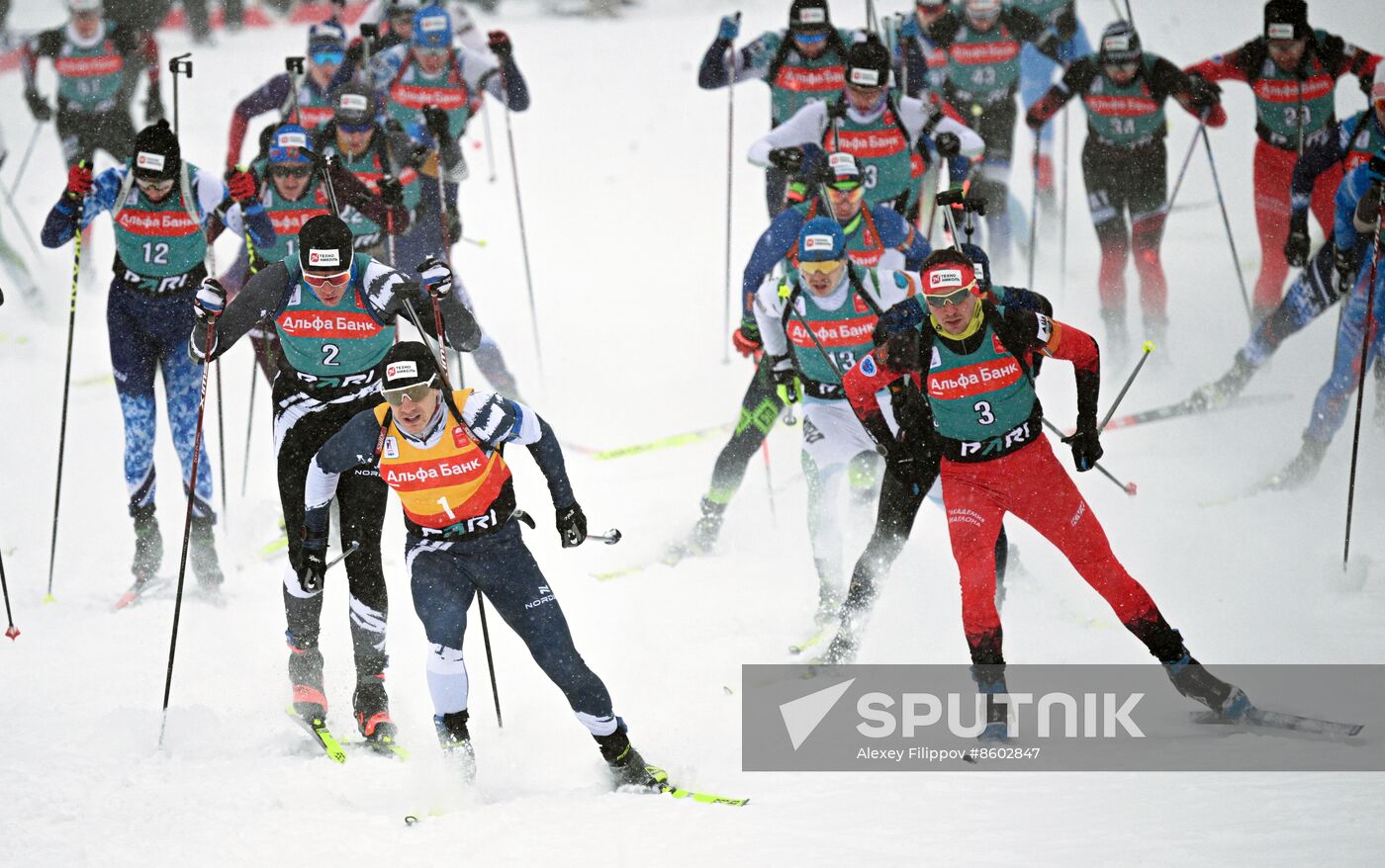 Russia Biathlon Cup Men Mass Start