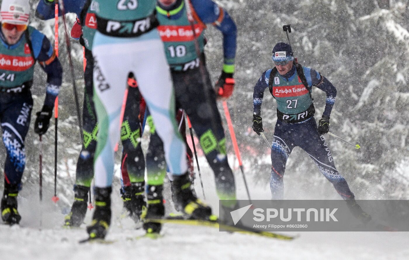 Russia Biathlon Cup Men Mass Start