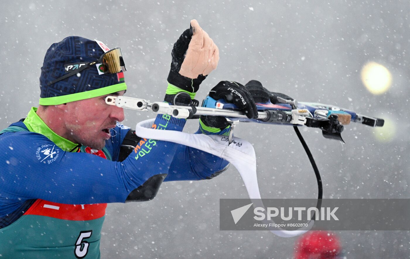 Russia Biathlon Cup Men Mass Start