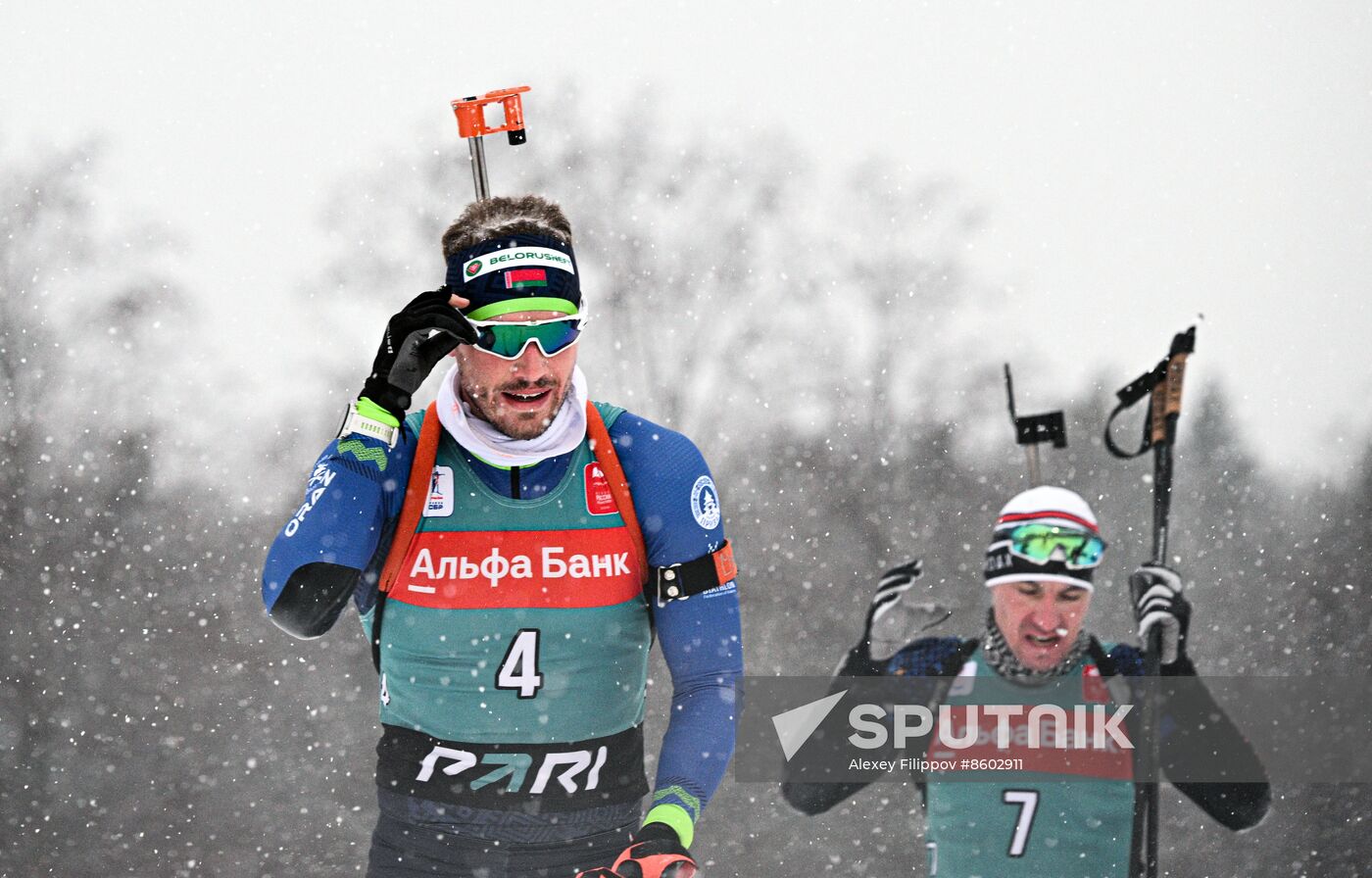 Russia Biathlon Cup Men Mass Start