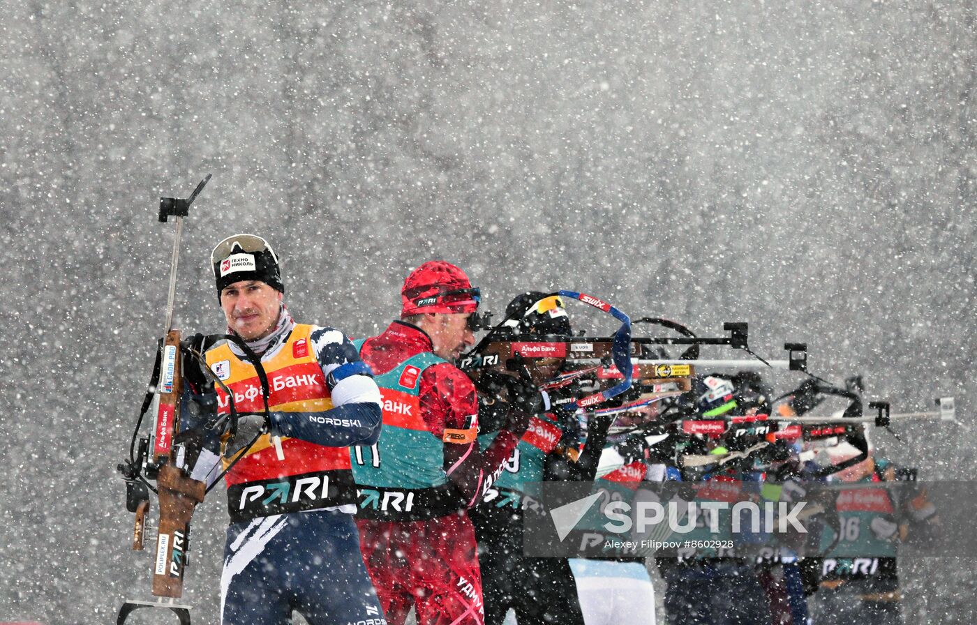 Russia Biathlon Cup Men Mass Start