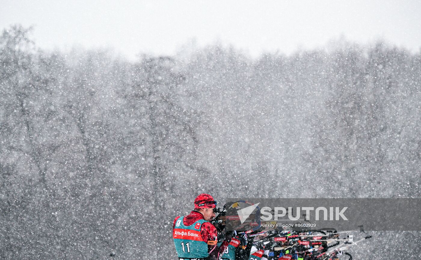 Russia Biathlon Cup Men Mass Start