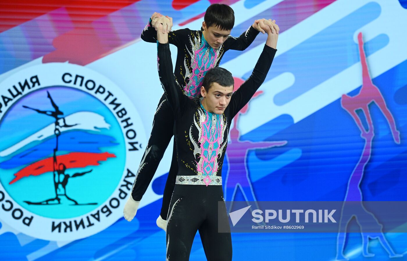 RUSSIA EXPO. Russian national acrobatics team