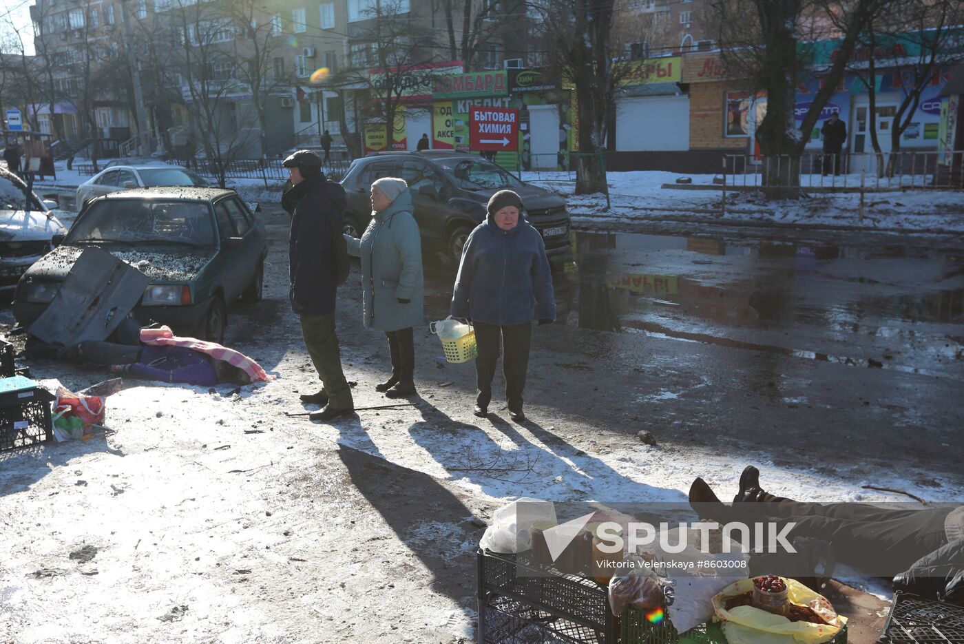 Russia Ukraine Military Operation Shelling