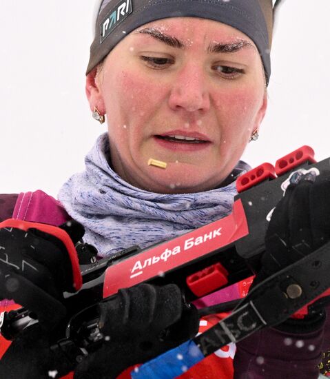 Russia Biathlon Cup Women Mass Start