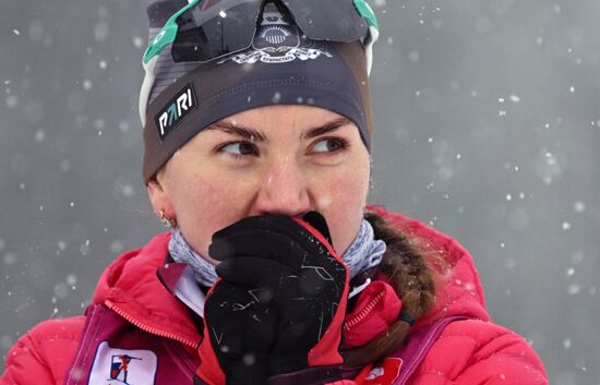 Russia Biathlon Cup Women Mass Start