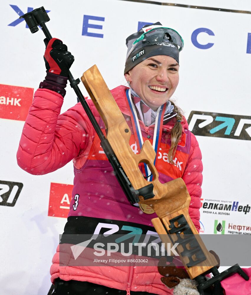 Russia Biathlon Cup Women Mass Start