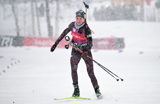 Russia Biathlon Cup Women Mass Start