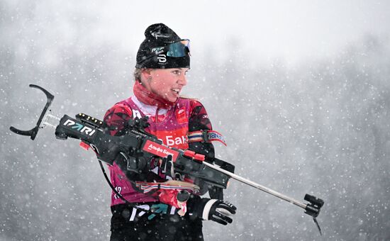 Russia Biathlon Cup Women Mass Start