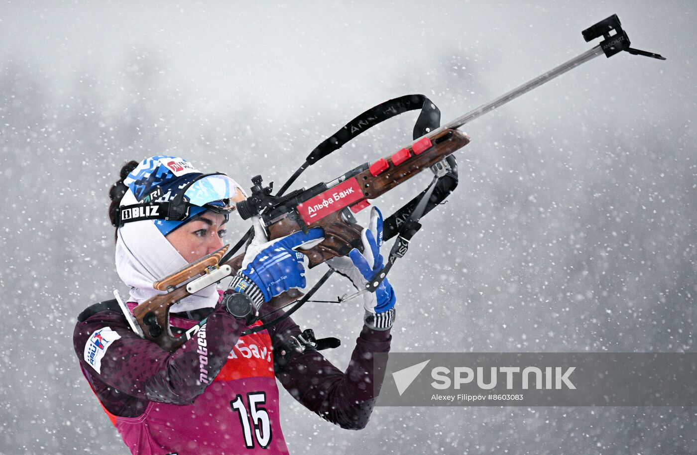 Russia Biathlon Cup Women Mass Start