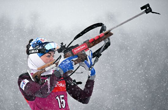 Russia Biathlon Cup Women Mass Start