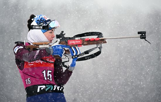 Russia Biathlon Cup Women Mass Start